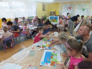Warsztaty plastyczne pt. „Łąka barwami malowana”