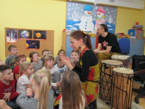 Afrykańskie rytmy w przedszkolu