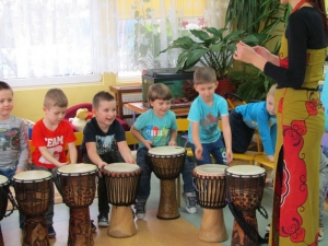Afrykańskie rytmy w przedszkolu