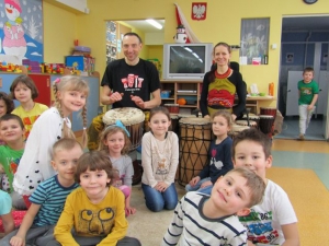 Afrykańskie rytmy w przedszkolu