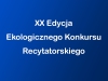 XX Edycja Ekologicznego Konkursu Recytatorskiego